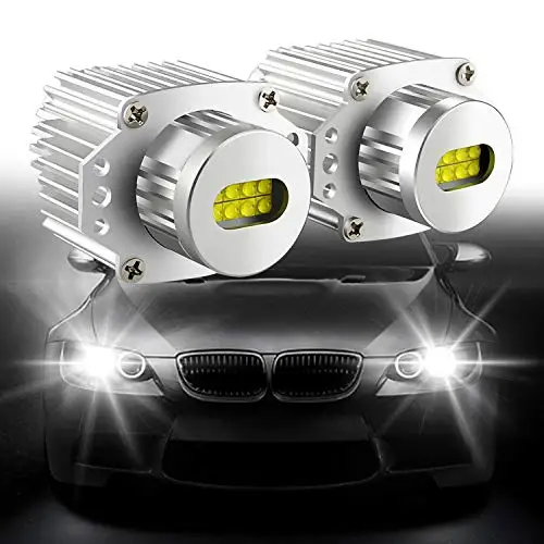 LED Angel Eyes Marker Lights Bulbs Error Free for BMW E90 E91 3 Series 325i 328i 335i 2006-2008 Pack of 2 Pieces (White) 
LED Angel Eyes Marker Lights Bulbs Error Free for BMW E90 E91 3 Series 325i 328i 335i 2006-2008 Pack of 2 Pieces (White)