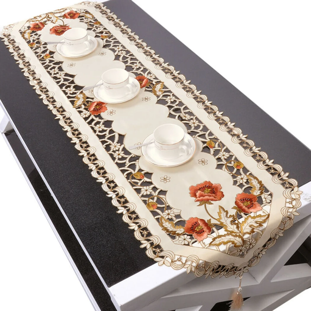 Brand New Parts Suitable Supply Useful Table Runner Party Ornament Oval Tablecloth Wedding Decoration Embroidered
Brand New Parts Suitable Supply Useful Table Runner Party Ornament Oval Tablecloth Wedding Decoration Embroidered