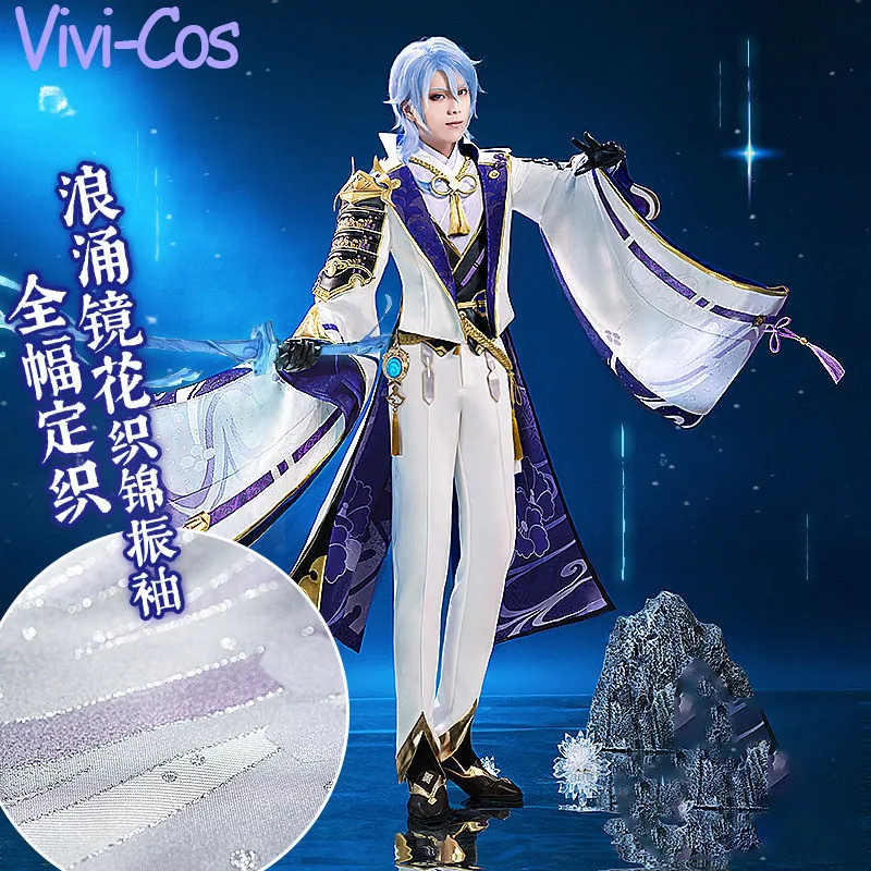 Костюм для косплея Vivi-Cos Game Genshin Impact Kamisato Ayato, стильный костюм для Хэллоуина, одежда для ролевых игр
Костюм для косплея Vivi-Cos Game Genshin Impact Kamisato Ayato, стильный костюм для Хэллоуина, одежда для ролевых игр