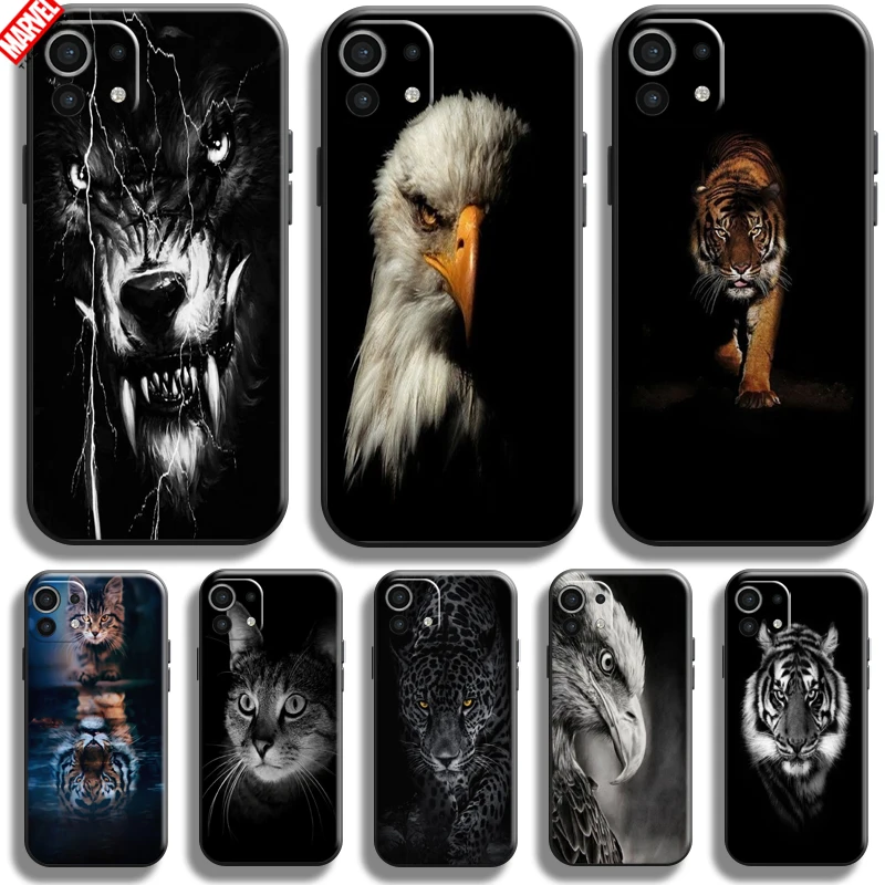Tiger Lion Eagle Dog Cat Wolf For Xiaomi Mi 11 11 Lite 5G Phone Case Liquid Silicon Soft Back Black Carcasa Silicone Cover
Tiger Lion Eagle Dog Cat Wolf For Xiaomi Mi 11 11 Lite 5G Phone Case Liquid Silicon Soft Back Black Carcasa Silicone Cover