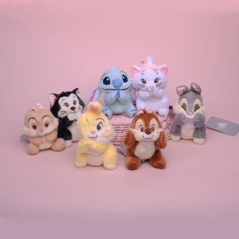10cm Disney Please Series Thumper Plush Doll Keychain Sweet Marie Cat Car Pendant Stitch Chip 'n' Dale Kawaii Backpack Pendant
10cm Disney Please Series Thumper Plush Doll Keychain Sweet Marie Cat Car Pendant Stitch Chip 'n' Dale Kawaii Backpack Pendant