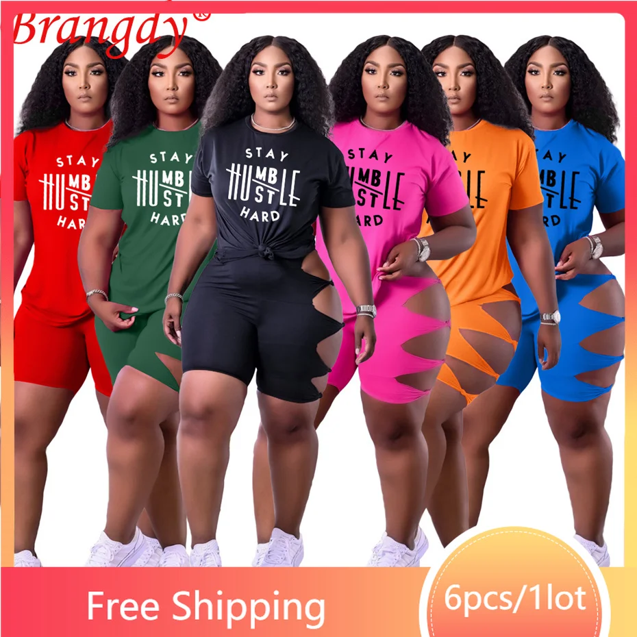 Wholesale Items for Business Summer Casual Shorts 2 Piece Set Outfits Women Tracksuit Fashion Letter O-neck Sport Suits B8831
Wholesale Items for Business Summer Casual Shorts 2 Piece Set Outfits Women Tracksuit Fashion Letter O-neck Sport Suits B8831