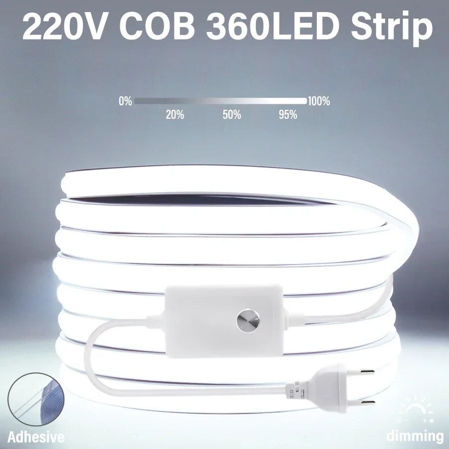 Светодиодная лента OUJELR 220В тёплый белый 360 светодиодов/м
Светодиодная лента OUJELR 220В тёплый белый 360 светодиодов/м