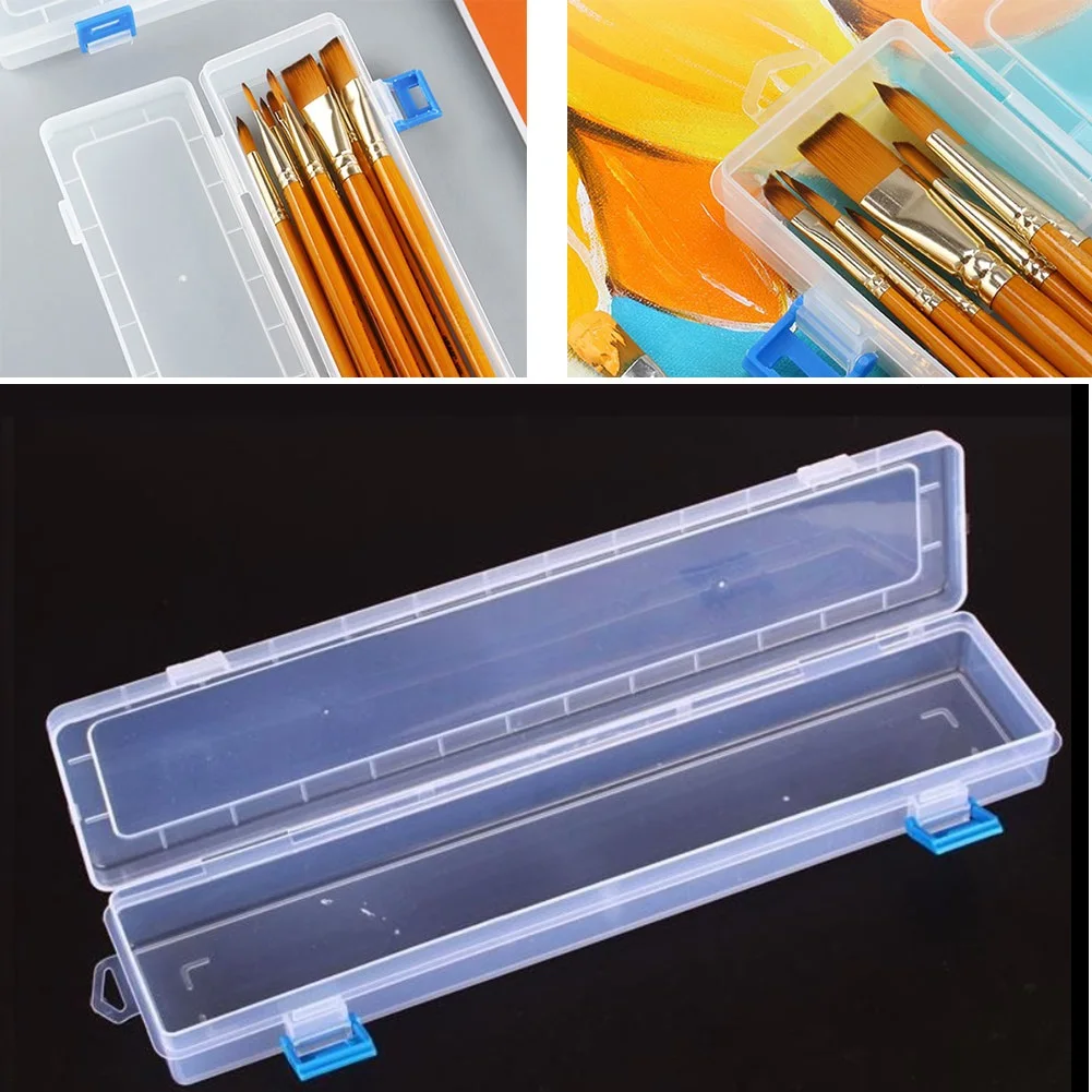 Transparent Desktop Stationery Clear Pencil Box Stickers Storage Case Table Desk Classification Box Plastic Stationary Organizer
Transparent Desktop Stationery Clear Pencil Box Stickers Storage Case Table Desk Classification Box Plastic Stationary Organizer