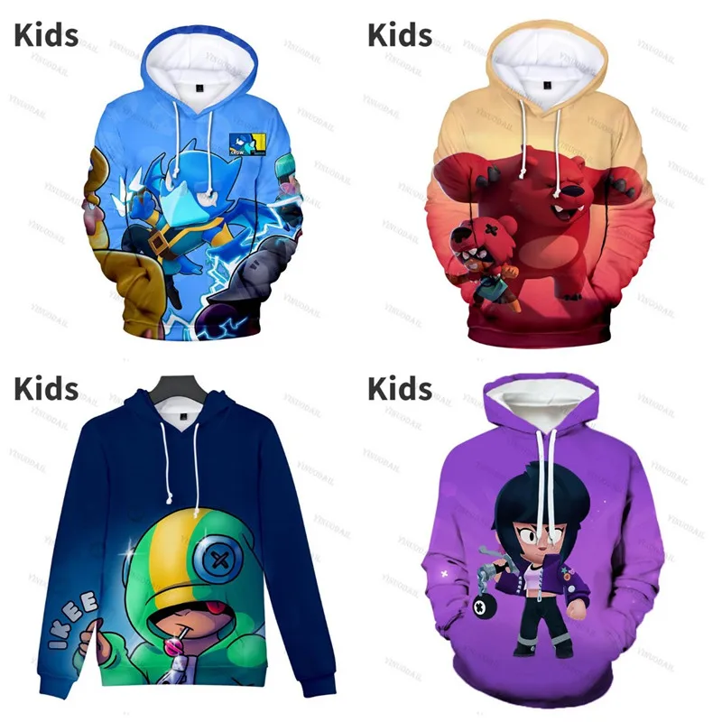 3d Boys Girls Harajuku Brawers Colt and Star, Leon Wear Kids Sweatshirt Game Jacket Long Sleeve Tops Teen Clothes 
3d Boys Girls Harajuku Brawers Colt and Star, Leon Wear Kids Sweatshirt Game Jacket Long Sleeve Tops Teen Clothes