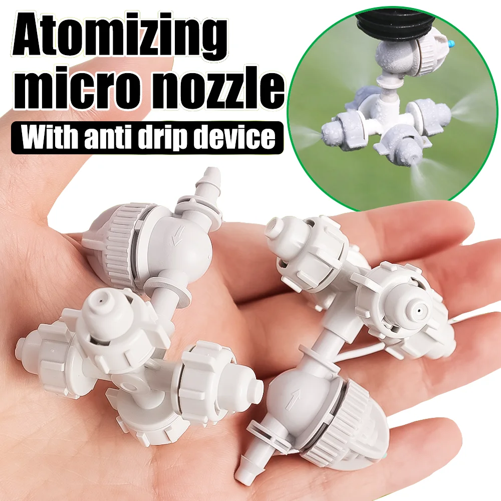 Agriculture Hanging Anti Drip Misting Nozzles Atomizer Spray Sprinkler Garden Lawn Greenhouse Vegetable Irrigation Watering Tool
Agriculture Hanging Anti Drip Misting Nozzles Atomizer Spray Sprinkler Garden Lawn Greenhouse Vegetable Irrigation Watering Tool