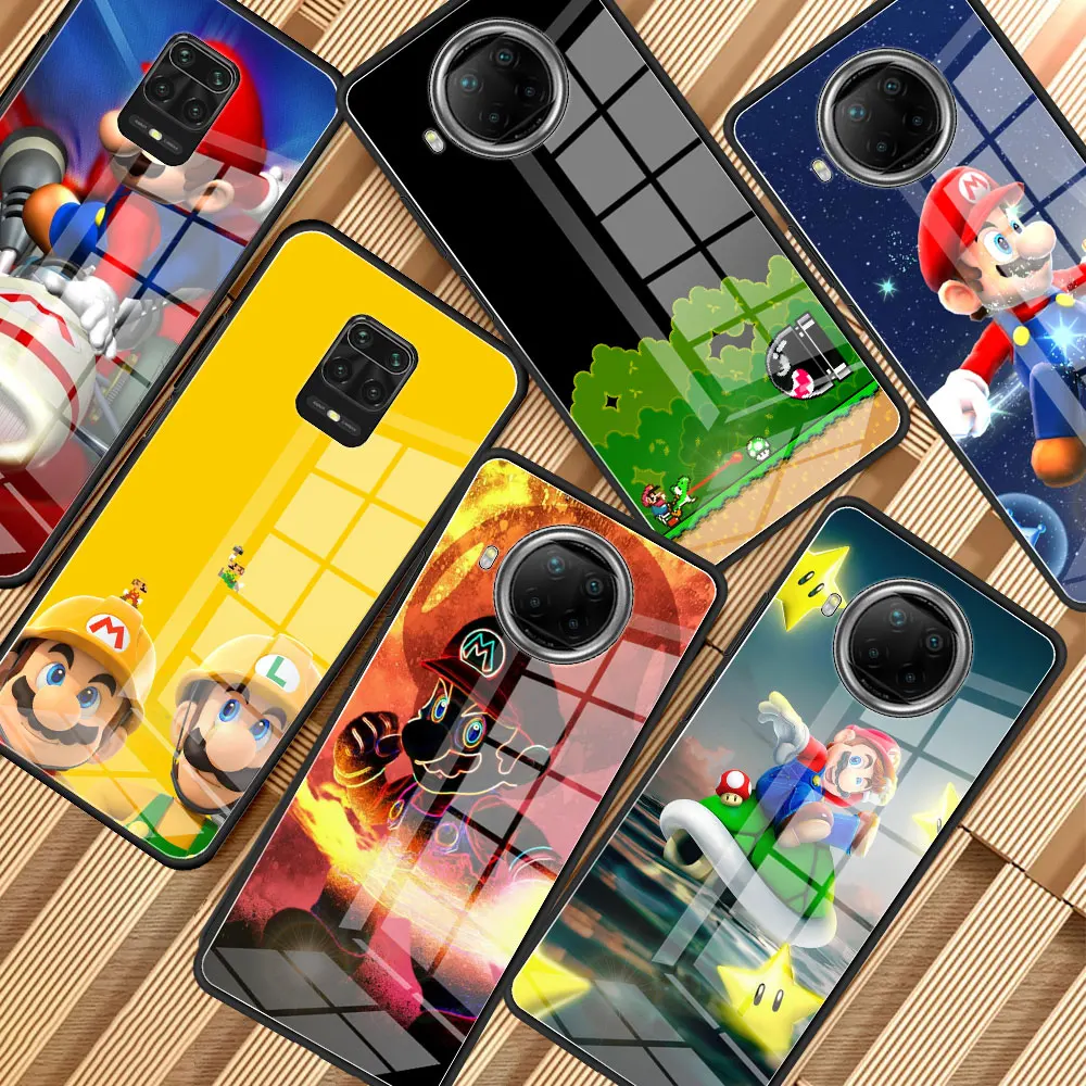 Glass Case for Xiaomi Redmi Note 9S 8 10 Pro K40 Poco X3 NFC 8T 10T Lite 7 11 9T Waterproof Phone Funda Para Super Mario Bros
Glass Case for Xiaomi Redmi Note 9S 8 10 Pro K40 Poco X3 NFC 8T 10T Lite 7 11 9T Waterproof Phone Funda Para Super Mario Bros