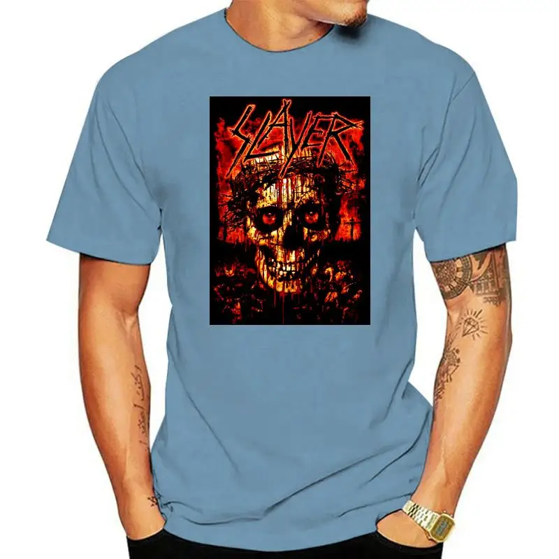 

Slayer Crowned Skull Shirt S M L XL XXL Thrash Metal T-Shirt Official Tshirt New