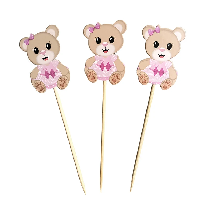 10PCS Pink Bear Card Fruit Sticks Party Decoration Bamboo Food Picks Sandwich Decor Bithday Party Cupcake Toppers
10PCS Pink Bear Card Fruit Sticks Party Decoration Bamboo Food Picks Sandwich Decor Bithday Party Cupcake Toppers