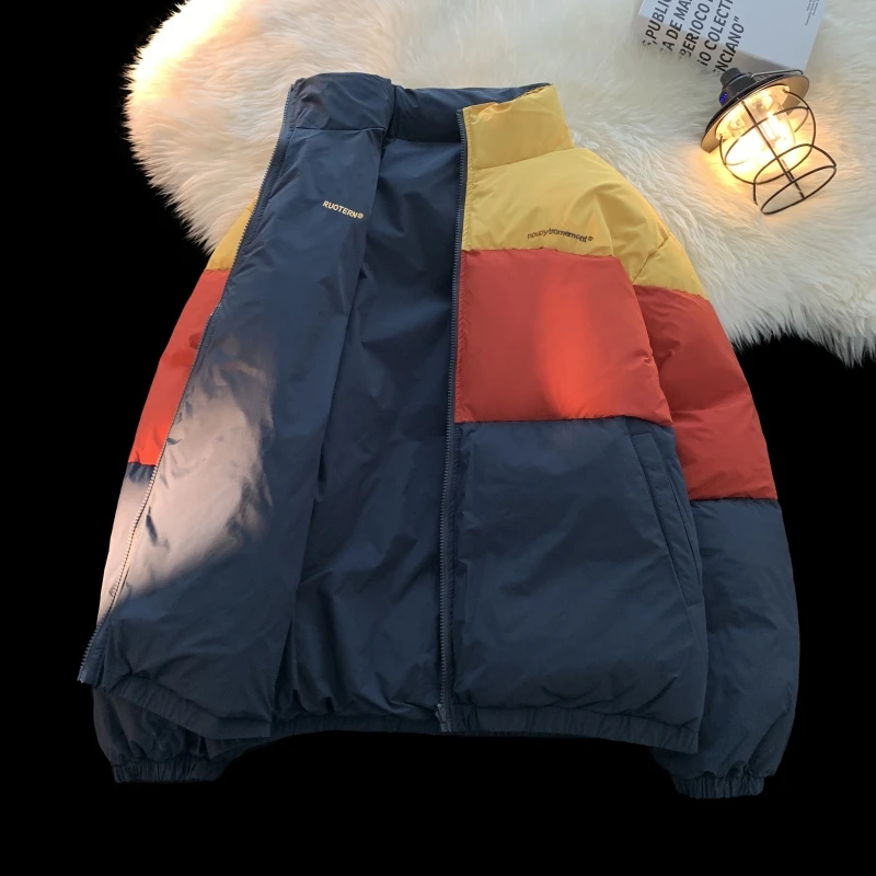 Privathinker Winter Coat Male Contrast Color Parkas Reversible Thicken Stand Collar Couple Clothing Fashion Warm Men's Jackets
Privathinker Winter Coat Male Contrast Color Parkas Reversible Thicken Stand Collar Couple Clothing Fashion Warm Men's Jackets