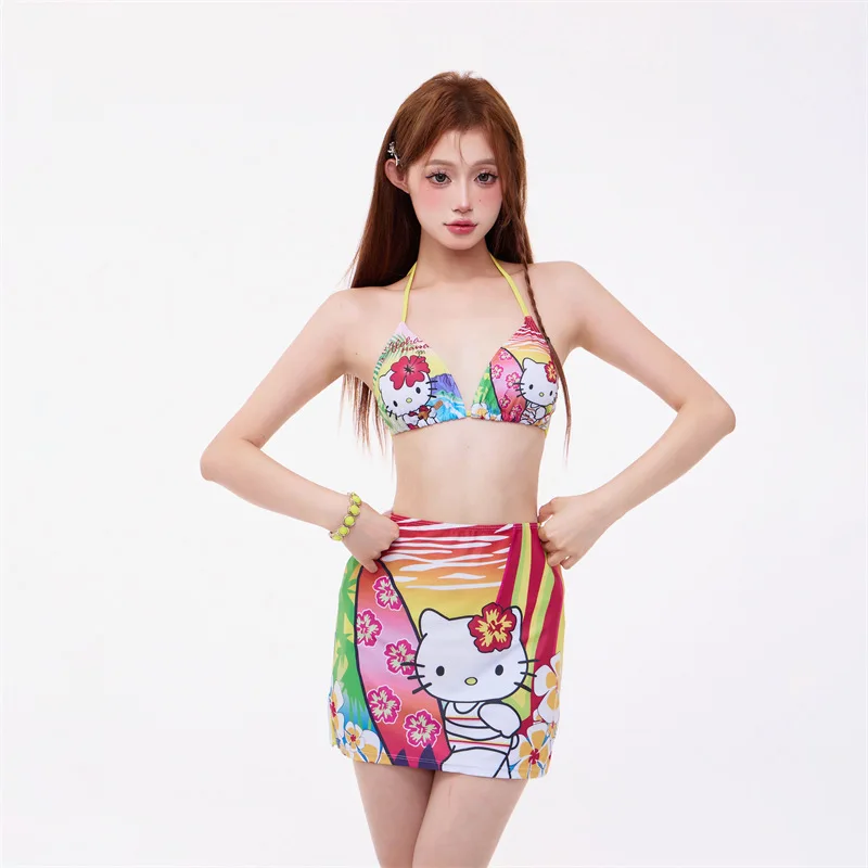 Sanrio Hello Kitty Swimwear Woman Sexy Hawaii Bikini Set Two Piece Swim Suit 2023 Summer Cute Cartoon Push Up Bra Beach Dress
Sanrio Hello Kitty Swimwear Woman Sexy Hawaii Bikini Set Two Piece Swim Suit 2023 Summer Cute Cartoon Push Up Bra Beach Dress
