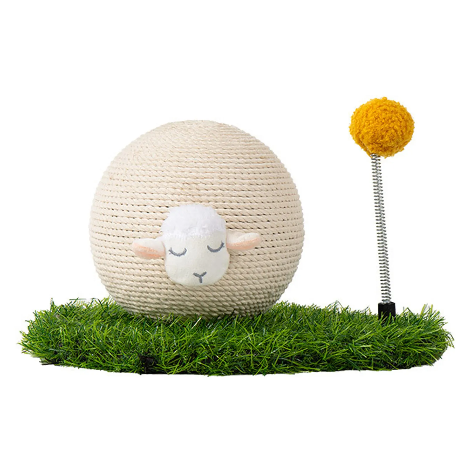 Cat Scratching Ball Protect Interactive Training Sisal Rope Ball Scratcher Toy Pet Supplies For Floor Cushions Cat Kitten 
Cat Scratching Ball Protect Interactive Training Sisal Rope Ball Scratcher Toy Pet Supplies For Floor Cushions Cat Kitten