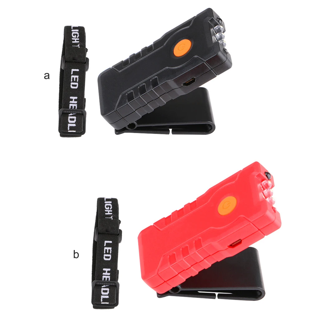 2-in-1 Intelligent Sensor Headlamp USB Rechargeable Induction Cap Clip Lamp Clamp Head Light Night Headlight Hiking Hunting Red
2-in-1 Intelligent Sensor Headlamp USB Rechargeable Induction Cap Clip Lamp Clamp Head Light Night Headlight Hiking Hunting Red