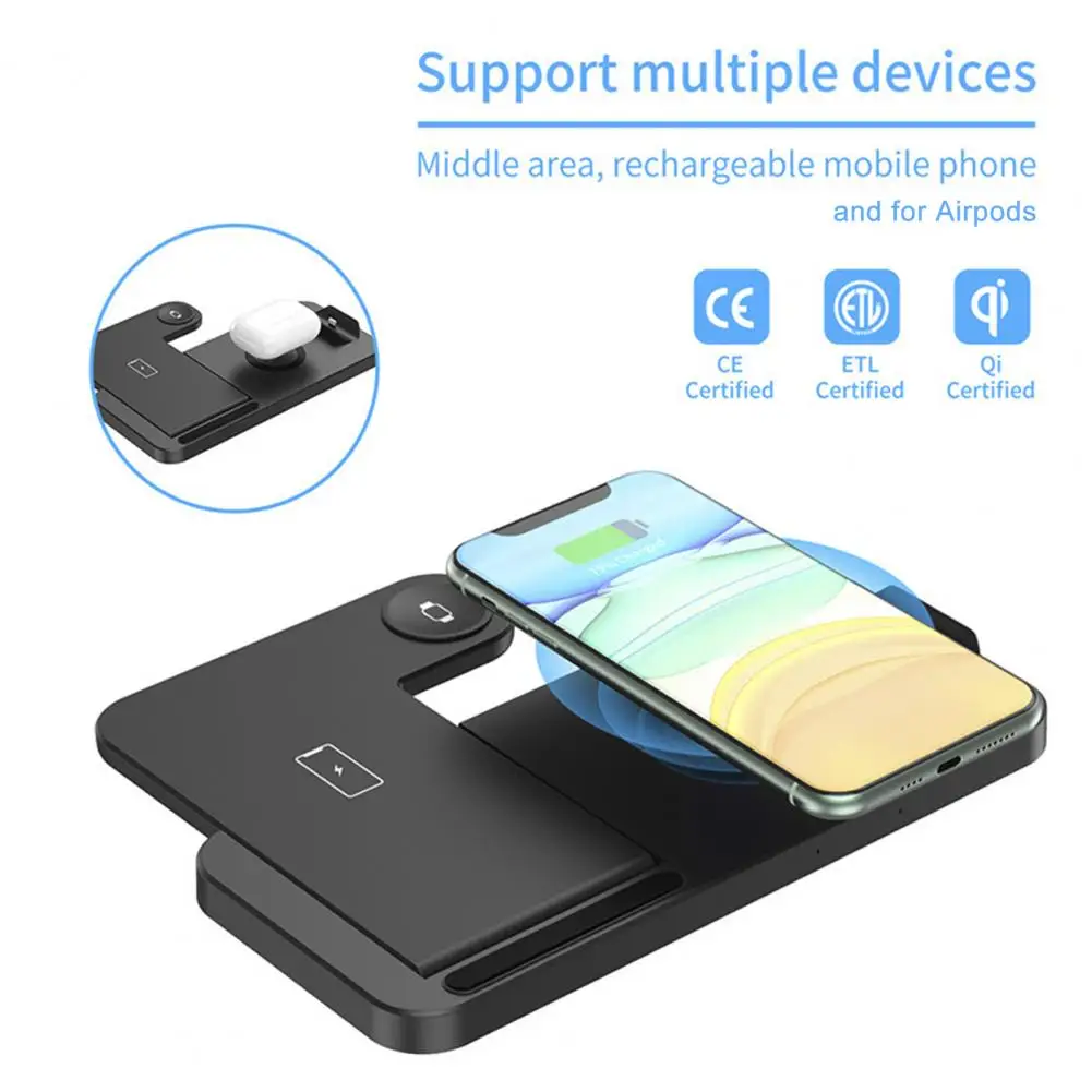 15W Wireless Charging Stand Non-slip Stable Support Indicator USB Port Heat Dissipation High Efficiency 4in1 Foldable Fast Charg
15W Wireless Charging Stand Non-slip Stable Support Indicator USB Port Heat Dissipation High Efficiency 4in1 Foldable Fast Charg