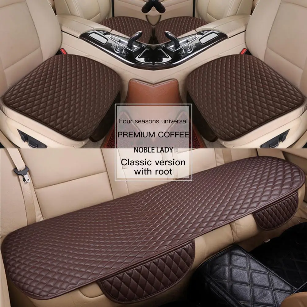 Universal Car Seat Cover PU Leather Cushions Organizer Auto Front Back Seats Covers Protector Mat
Universal Car Seat Cover PU Leather Cushions Organizer Auto Front Back Seats Covers Protector Mat