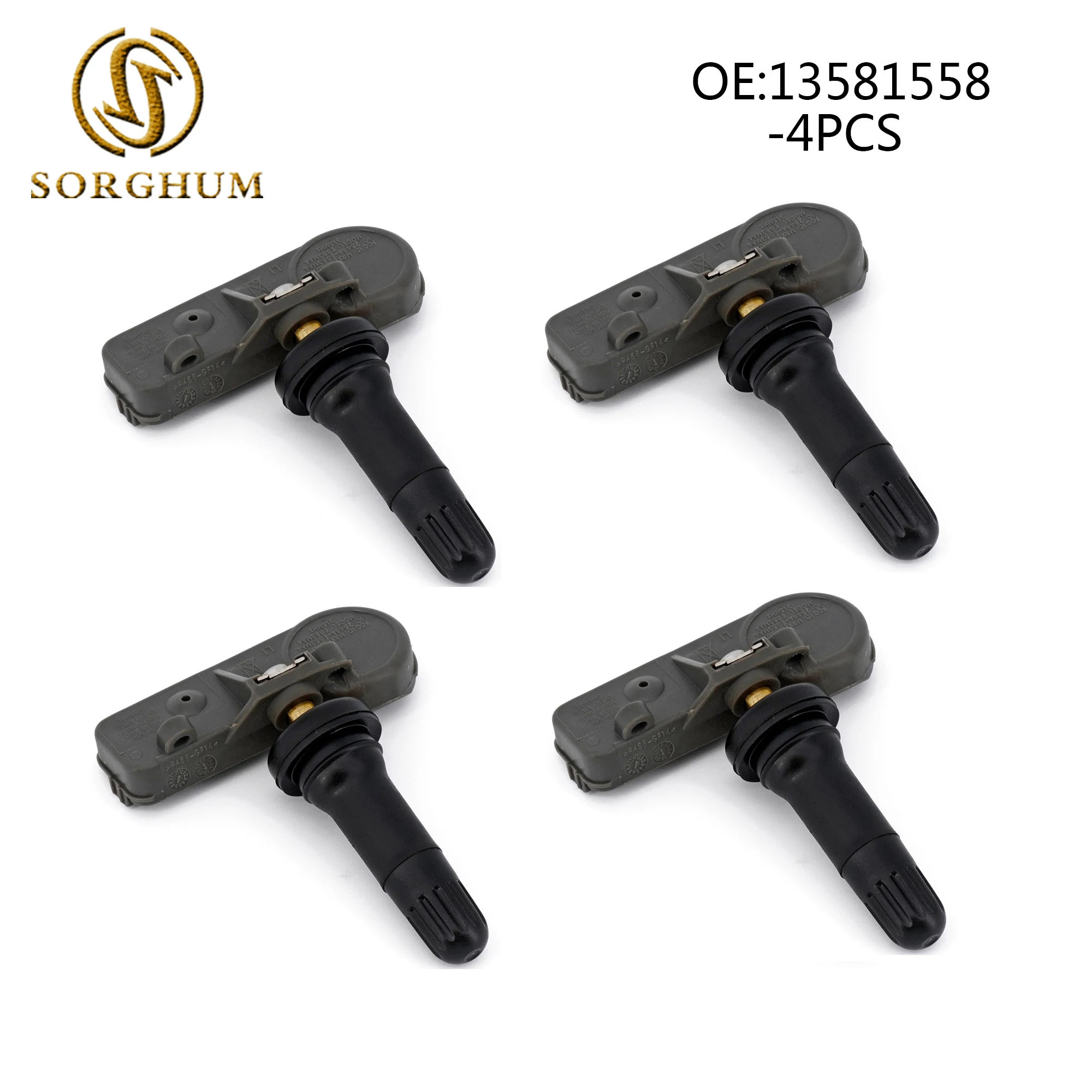 SORGHUM 4 PCS 13581558 TPMS Tire Pressure Monitor Sensor For Buick Lacrosse Regal Chevrolet Cruze Equinox Camaro GMC Terrain
SORGHUM 4 PCS 13581558 TPMS Tire Pressure Monitor Sensor For Buick Lacrosse Regal Chevrolet Cruze Equinox Camaro GMC Terrain