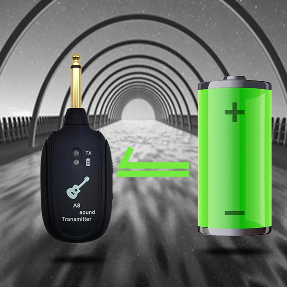 Wireless Guitar Transmitter UHF Guitar Wireless System Transmitter Receiver Rechargeable Battery Guitar Bass Guitar Parts
Wireless Guitar Transmitter UHF Guitar Wireless System Transmitter Receiver Rechargeable Battery Guitar Bass Guitar Parts