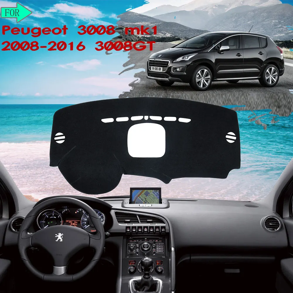 Car Dashboard Dash Mat Dashmat Cover for Peugeot 3008 2008~2016 MK1 3008GT GT 2010 2015 Sunshade Carpet Rug Accessories Goods
Car Dashboard Dash Mat Dashmat Cover for Peugeot 3008 2008~2016 MK1 3008GT GT 2010 2015 Sunshade Carpet Rug Accessories Goods