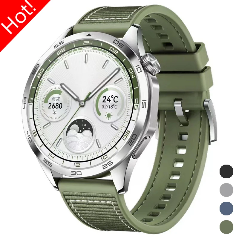 22mm Nylon Woven Strap for Huawei Watch GT4 46mm Silicone Band 22mm Bracelet for Huawei GT4 GT3Pro Watch 4 3 Smart Watch Strap
22mm Nylon Woven Strap for Huawei Watch GT4 46mm Silicone Band 22mm Bracelet for Huawei GT4 GT3Pro Watch 4 3 Smart Watch Strap