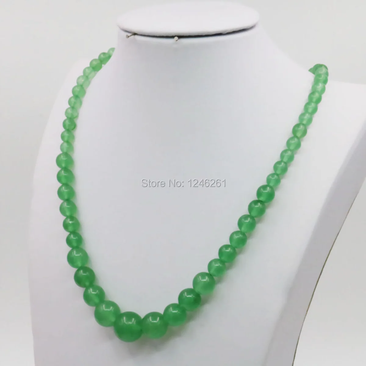 6-14mm Natural Green Jade Chalcedony Stone Tower Necklace Chain Aventurine 18inch Beads Women Jewelry Gift Accessories Ornaments
6-14mm Natural Green Jade Chalcedony Stone Tower Necklace Chain Aventurine 18inch Beads Women Jewelry Gift Accessories Ornaments