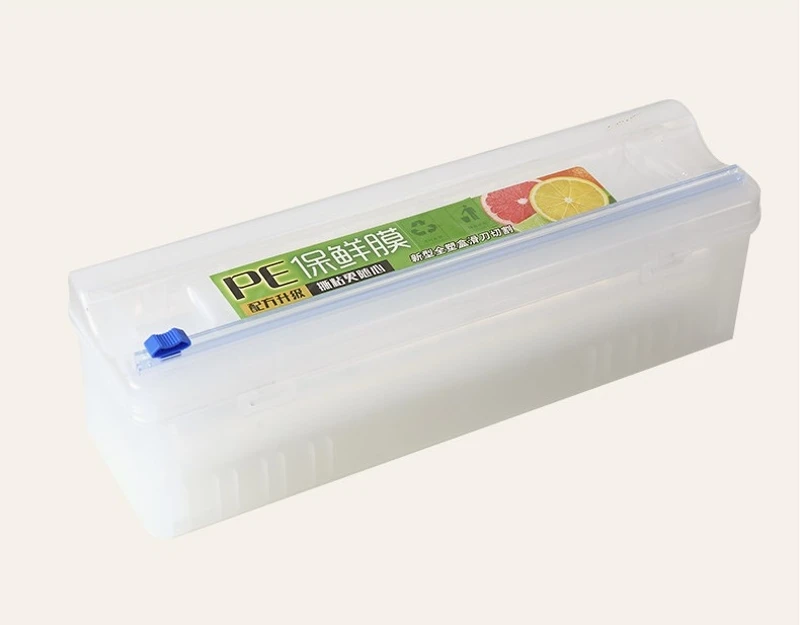 

Бытовой Регулируемый диспенсер для пластиковой упаковки пищевых продуктов с резаком-слайдером, подходит для пластиковой обертки, алюминиевой фольги, вощеной бумаги