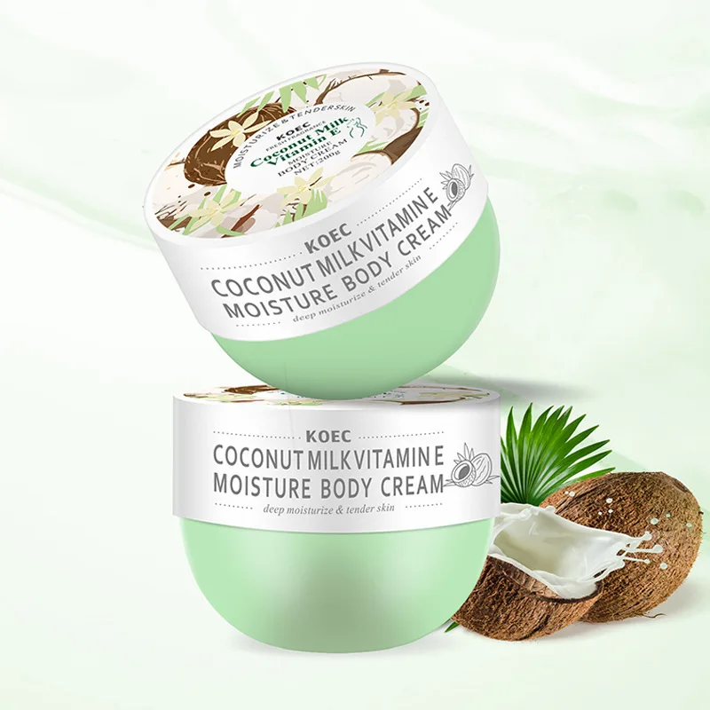 KOEC Firming Body Cream Coconut Milk Flavor Vitamin E Moisturizing Nourishing Brightening Reducing Roughness Anti Dry Cracking
KOEC Firming Body Cream Coconut Milk Flavor Vitamin E Moisturizing Nourishing Brightening Reducing Roughness Anti Dry Cracking