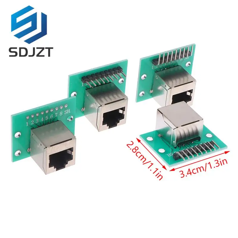 1Pc New RJ45 Adapter Board To XH2.54 Modular Ethernet Connector Adapter Network Interface + Breakout Board + Pin Header
1Pc New RJ45 Adapter Board To XH2.54 Modular Ethernet Connector Adapter Network Interface + Breakout Board + Pin Header
