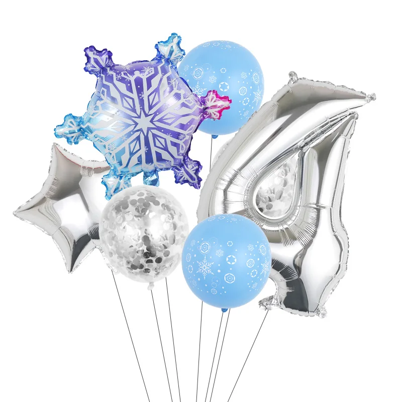 1Set Gradient Color Snowflake 32inch Number Foil Balloons Confetti Latex Ballon Winter Kids Birthday Party Decoration Supplies
1Set Gradient Color Snowflake 32inch Number Foil Balloons Confetti Latex Ballon Winter Kids Birthday Party Decoration Supplies