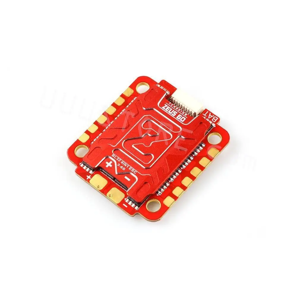 HGLRC Zeus 60A BLHELI32 3-6S LIPO 4in1 ESC DSHOT1200 30.5X30.5mm for Zeus F760 STACK FPV Freestyle Drones DIY Parts
HGLRC Zeus 60A BLHELI32 3-6S LIPO 4in1 ESC DSHOT1200 30.5X30.5mm for Zeus F760 STACK FPV Freestyle Drones DIY Parts