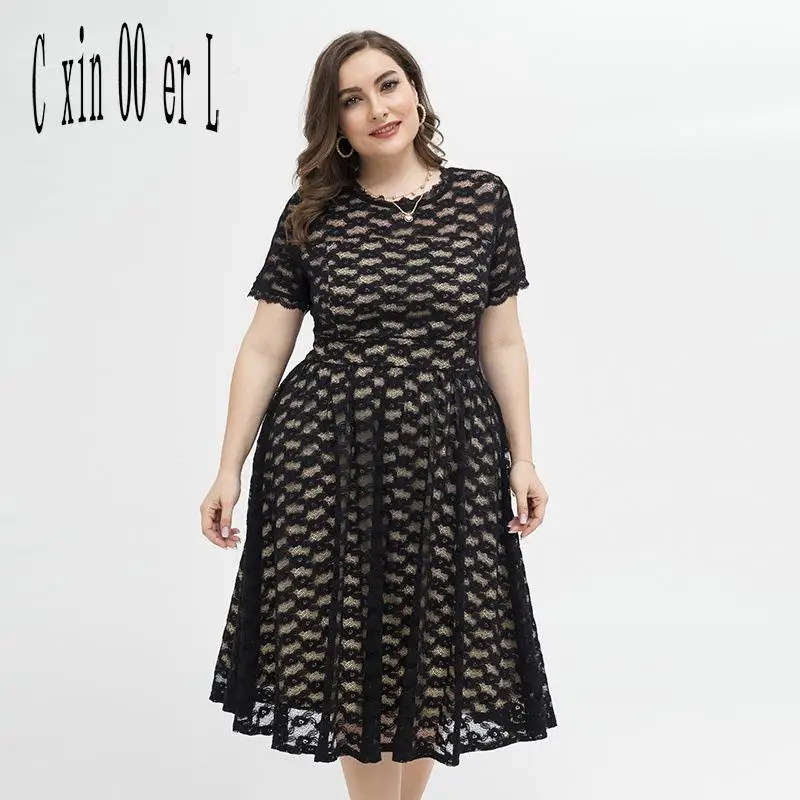 Plus Size Xl-4xl New Summer Autumn Women Sexy Backless Lace Dress Party Cocktail A-line Skater Slim Casual Dresses Clothes 
Plus Size Xl-4xl New Summer Autumn Women Sexy Backless Lace Dress Party Cocktail A-line Skater Slim Casual Dresses Clothes