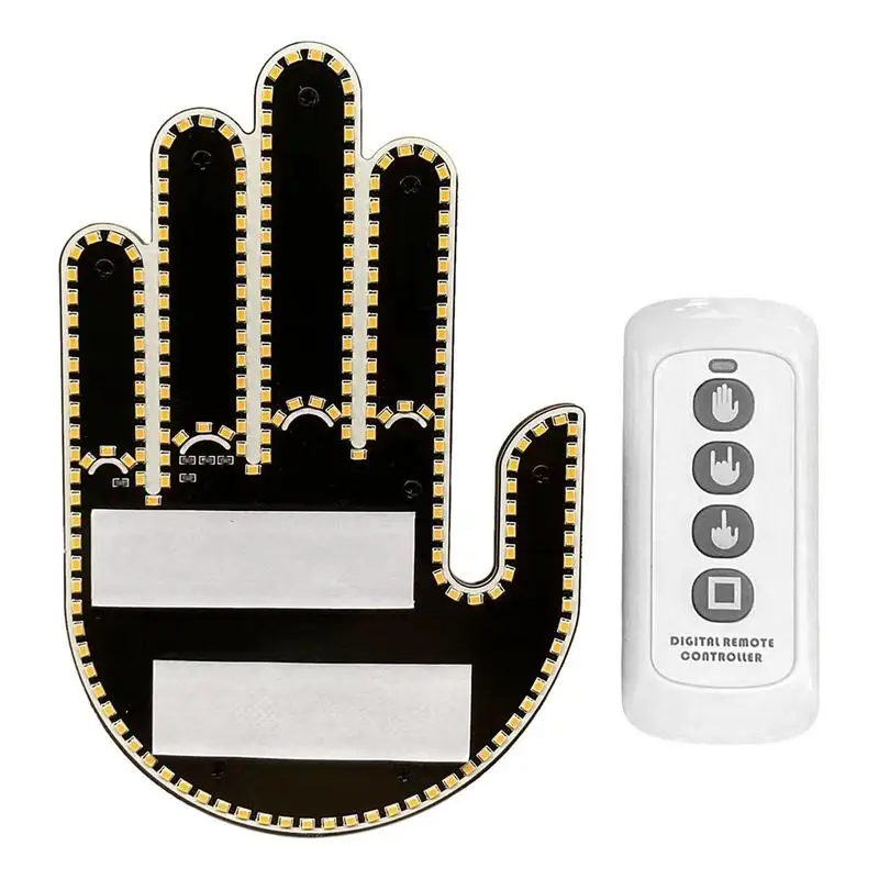 Car Finger Light With Remote Funny Road Rage Signs Middle Finger Gesture LED Light Cool Car Interior Finger Design To Express
Car Finger Light With Remote Funny Road Rage Signs Middle Finger Gesture LED Light Cool Car Interior Finger Design To Express