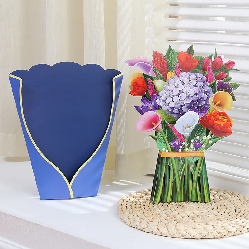 3D Stereo Bouquet Greeting Card Paper Carving Stereo Holiday Greeting Card Mother's Day Gift Anniversary Cards
3D Stereo Bouquet Greeting Card Paper Carving Stereo Holiday Greeting Card Mother's Day Gift Anniversary Cards