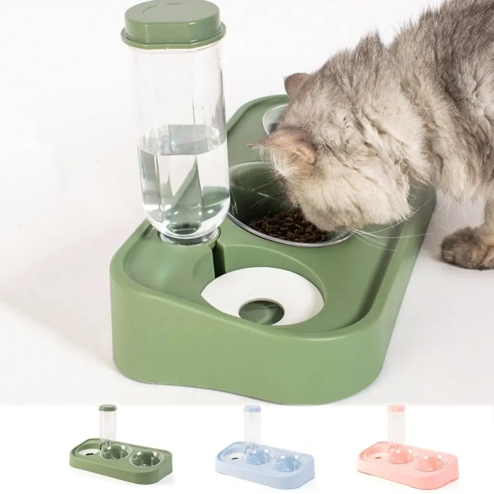 Double Bowl Cat Double Bowl Anti-upset Anti-choking Automatic Water Refill Bowl Plastic Removable Cat Feeders Drinkers Dogs
Double Bowl Cat Double Bowl Anti-upset Anti-choking Automatic Water Refill Bowl Plastic Removable Cat Feeders Drinkers Dogs