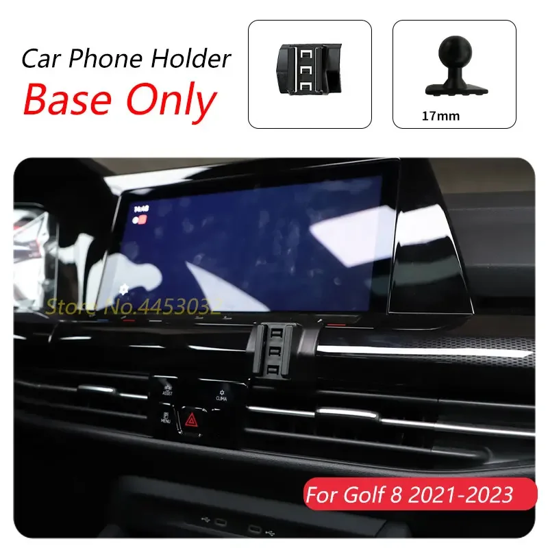 Держатель для Volkswagen Golf 8 MK8 2021-2023, автомобильный держатель для телефона, специальный фиксированный кронштейн 17 мм, не блокирующий воздуховод, аксессуары
Держатель для Volkswagen Golf 8 MK8 2021-2023, автомобильный держатель для телефона, специальный фиксированный кронштейн 17 мм, не блокирующий воздуховод, аксессуары