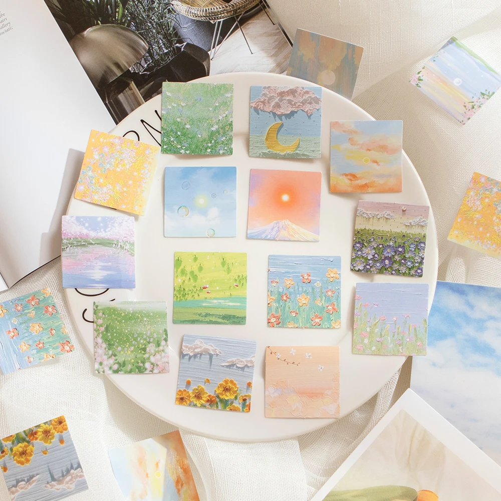 48box Natural Painting Stickers Flower Scenery Decorative Stickers Notebook Stickers Label Stickers Scrapbooking Stationery
48box Natural Painting Stickers Flower Scenery Decorative Stickers Notebook Stickers Label Stickers Scrapbooking Stationery