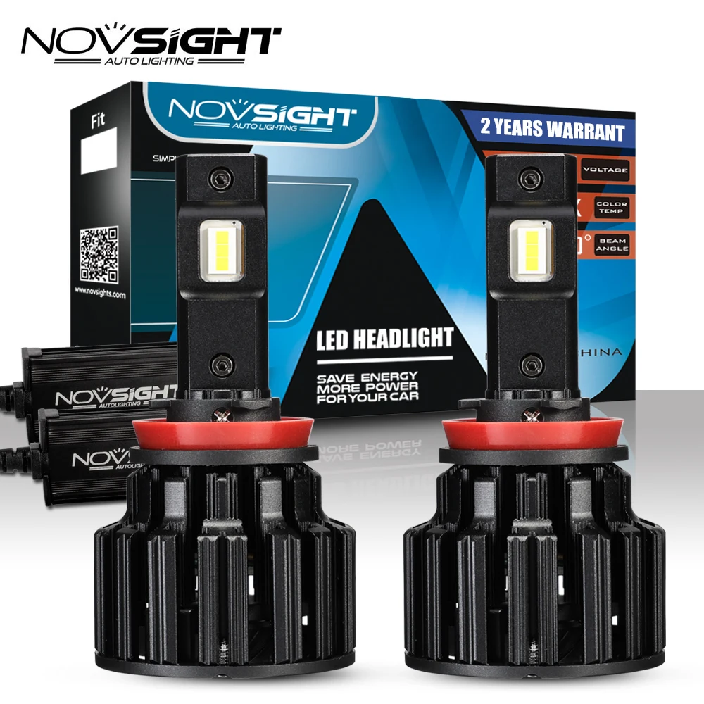 2x LED Headlight Bulbs Novsight F06 100W 20000LM 6000K White 150M Effective Distance Super Bright Car Light
2x LED Headlight Bulbs Novsight F06 100W 20000LM 6000K White 150M Effective Distance Super Bright Car Light