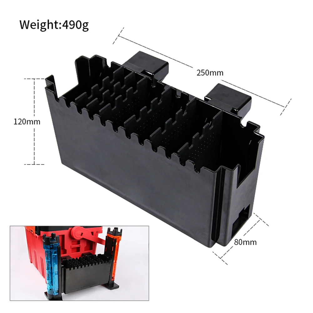 Bait Box Raft Fishing Barrel Accessory Vertical Inserted Lure Case For MEIHO Box Fishing Tackle Box Lure Bait Plastic Case
Bait Box Raft Fishing Barrel Accessory Vertical Inserted Lure Case For MEIHO Box Fishing Tackle Box Lure Bait Plastic Case