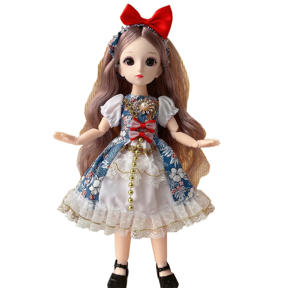 2022 New 30cm Fashion Doll 1/6 BJD Dolls Body Make-up 3D Eyes Long Wig Hair Beautiful Princess Baby Girl Dolls DIY Toy for Girls
2022 New 30cm Fashion Doll 1/6 BJD Dolls Body Make-up 3D Eyes Long Wig Hair Beautiful Princess Baby Girl Dolls DIY Toy for Girls