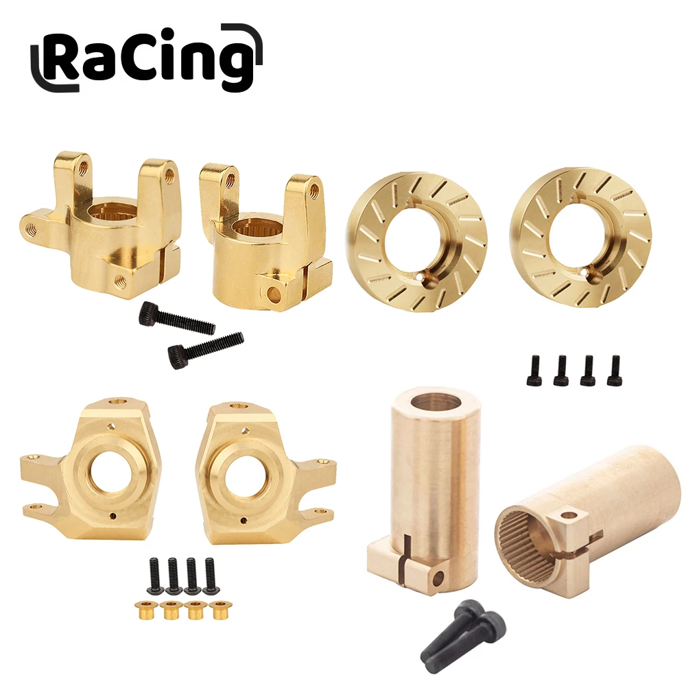 Brass Steering Knuckles Carriers Differential Cover Balance Weight for 1/10 RC Crawler Car SCX10 II 90046 90047 Upgrade Parts
Brass Steering Knuckles Carriers Differential Cover Balance Weight for 1/10 RC Crawler Car SCX10 II 90046 90047 Upgrade Parts