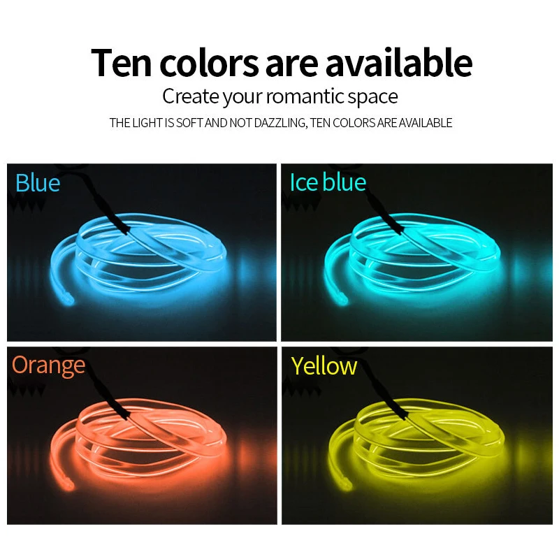 Car Led Decorative Mood Lights Car Interior Lighting Led Strip Decorative Garland Wire Flexible Neon Light Wire Taozhuang
Car Led Decorative Mood Lights Car Interior Lighting Led Strip Decorative Garland Wire Flexible Neon Light Wire Taozhuang