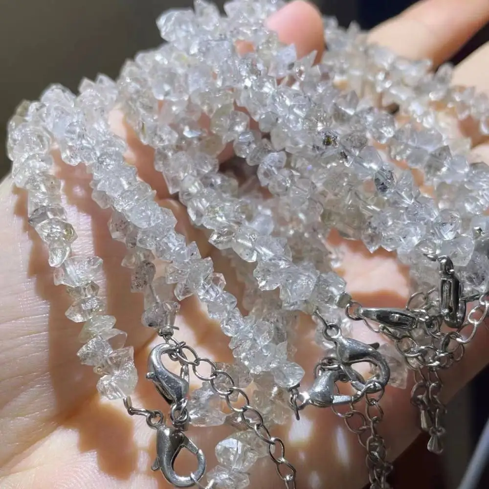 1bracelet Natural herkimer diamond chain bracelets beads approx16cm send randomly
1bracelet Natural herkimer diamond chain bracelets beads approx16cm send randomly