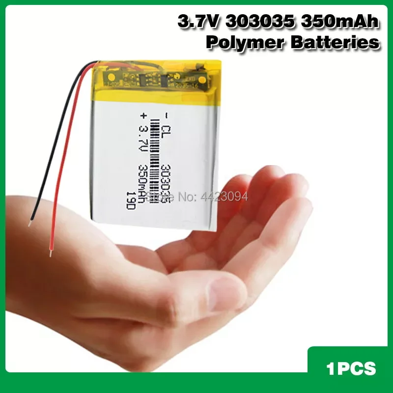 3.7V,350mAH 303035 Polymer lithium ion / Li-ion battery for voice recorder pen,smartband,smart watch bluetooth,mp3 mp4 mp5 GPS
3.7V,350mAH 303035 Polymer lithium ion / Li-ion battery for voice recorder pen,smartband,smart watch bluetooth,mp3 mp4 mp5 GPS