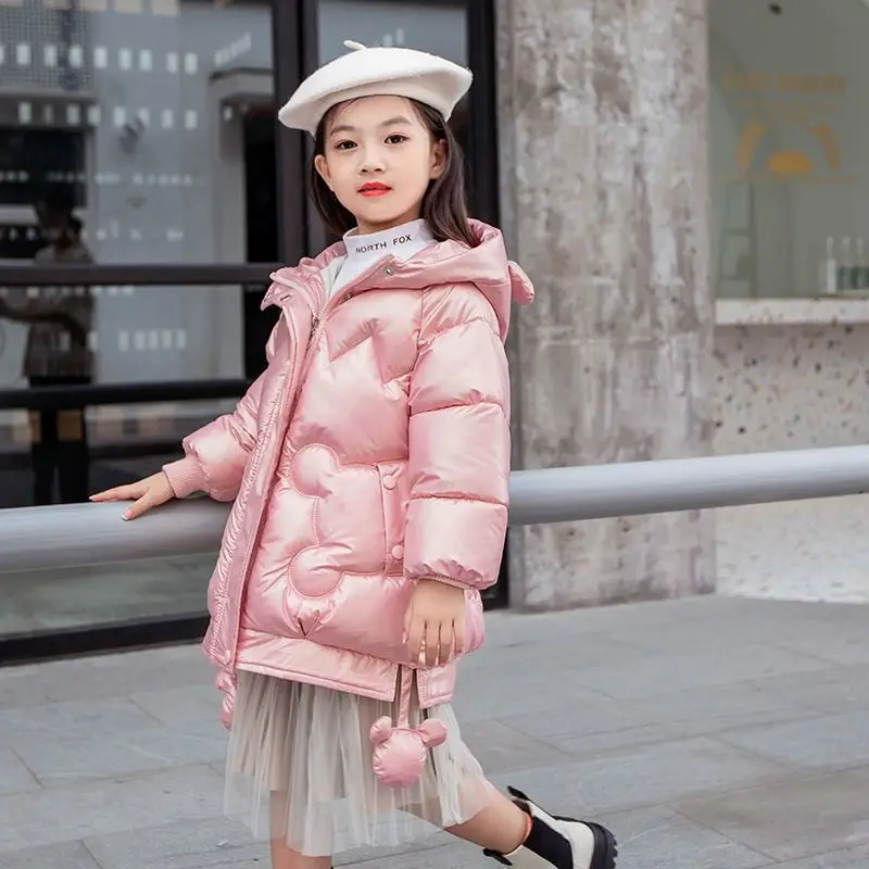 Girls Long Jacket Coat Zipper Coat Girl Winter Children's Cotton-padded Jacket Casual Style Kids Thick Clothes Girl 6 8 10 12 14
Girls Long Jacket Coat Zipper Coat Girl Winter Children's Cotton-padded Jacket Casual Style Kids Thick Clothes Girl 6 8 10 12 14