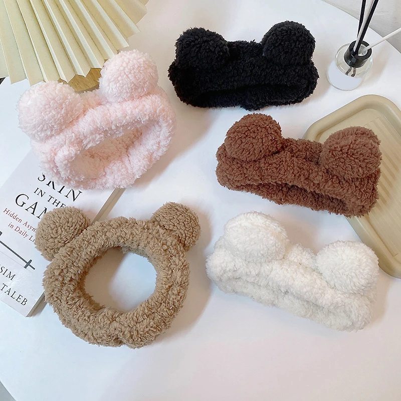 Plush Bear Ears Headband Furry Velvet Round Ears Hairbands Makeup Wash Face Turban Headwrap Soft Warm Elastic Hair Bands Sweet
Plush Bear Ears Headband Furry Velvet Round Ears Hairbands Makeup Wash Face Turban Headwrap Soft Warm Elastic Hair Bands Sweet
