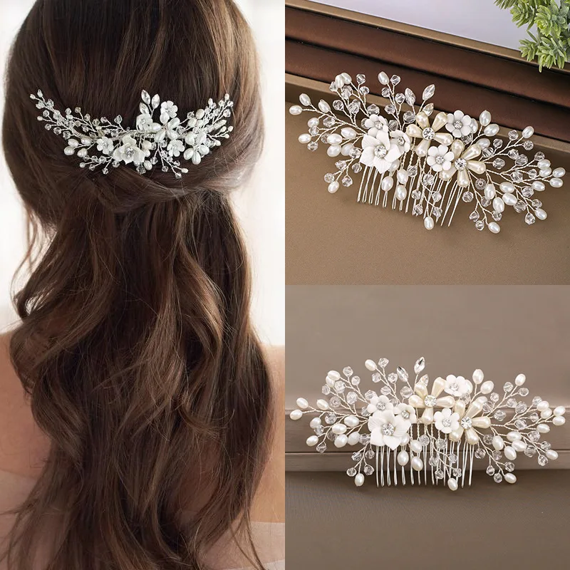 New 1pcs/lot Rhinestone Hair Comb Wedding Flower Hair Accessories Bridal Hair Decoration WLCB123
New 1pcs/lot Rhinestone Hair Comb Wedding Flower Hair Accessories Bridal Hair Decoration WLCB123