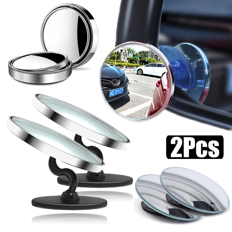 New Round Frame Convex Blind Spot Mirror 360 Degree Safety Driving Wide-angle Adjustable Rearview Mirror Car Accessories 1/2Pcs
New Round Frame Convex Blind Spot Mirror 360 Degree Safety Driving Wide-angle Adjustable Rearview Mirror Car Accessories 1/2Pcs