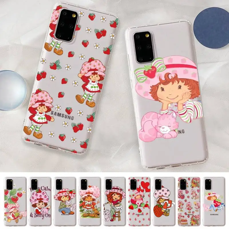 Strawberry Shortcake Girl Phone Case for Samsung S20 S10 lite S21 plus for Redmi Note8 9pro for Huawei P20 Clear Case
Strawberry Shortcake Girl Phone Case for Samsung S20 S10 lite S21 plus for Redmi Note8 9pro for Huawei P20 Clear Case
