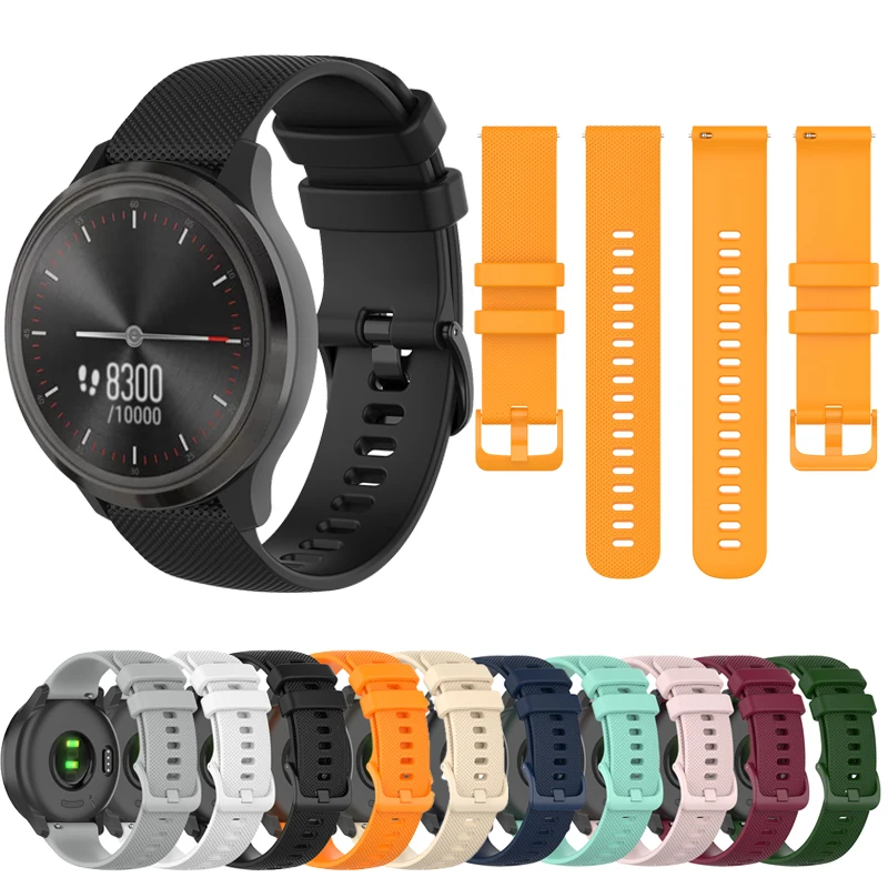 New Original Watch Band for Garmin Venu 2 Plus SQ Vivoactive 3 Forerunner 645 245m Silicone Strap Watchband Accessories 20mm
New Original Watch Band for Garmin Venu 2 Plus SQ Vivoactive 3 Forerunner 645 245m Silicone Strap Watchband Accessories 20mm