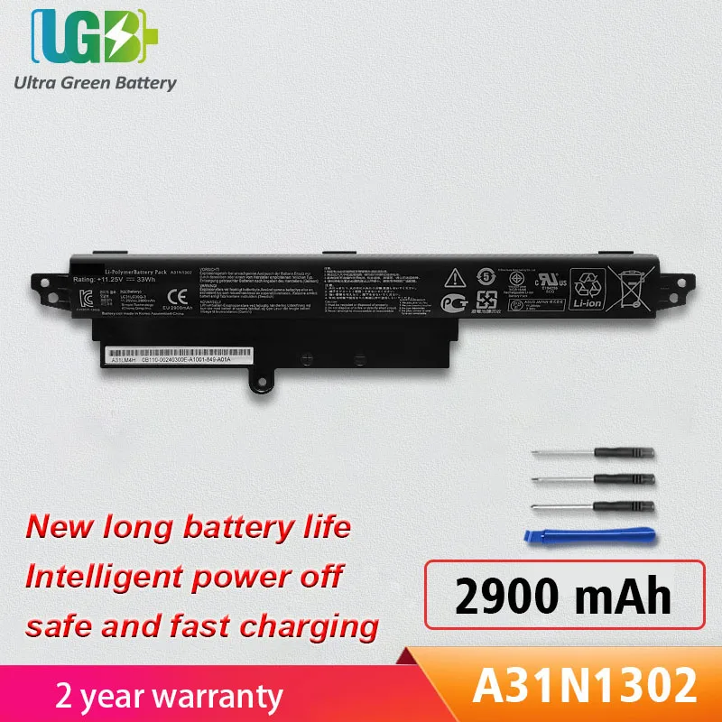 UGB New A31N1302 A31LMH2 Battery For Asus VivoBook X200M X200CA X200MA F200M F200CA X200LA 11.6" 200CA A31LM9H 1566-6868
UGB New A31N1302 A31LMH2 Battery For Asus VivoBook X200M X200CA X200MA F200M F200CA X200LA 11.6" 200CA A31LM9H 1566-6868