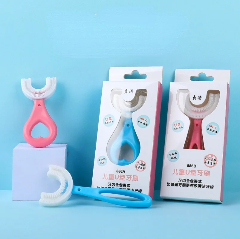 5pcs Kids Toothbrush U-Shape 360 Degree Infant Teether Baby Toothbrush Children Silicone Brush For Toddlers Oral Care Cleaning
5pcs Kids Toothbrush U-Shape 360 Degree Infant Teether Baby Toothbrush Children Silicone Brush For Toddlers Oral Care Cleaning